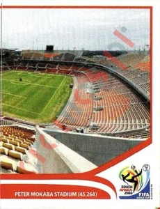 21 Polokwane - Peter Mokaba Stadium
2 – FIFA World Cup South Africa 2010 Panini