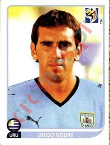 72 Diego Godin – FIFA World Cup South Africa 2010 Panini