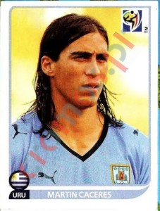 74 Martin Caceres – FIFA World Cup South Africa 2010 Panini