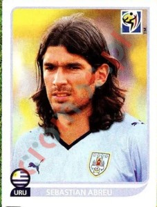 86 Sebastian Abreu – FIFA World Cup South Africa 2010 Panini