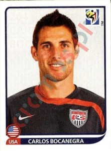 204 Carlos Bocanegra – FIFA World Cup South Africa 2010 Panini