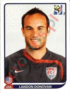 218 Landon Donovan – FIFA World Cup South Africa 2010 Panini