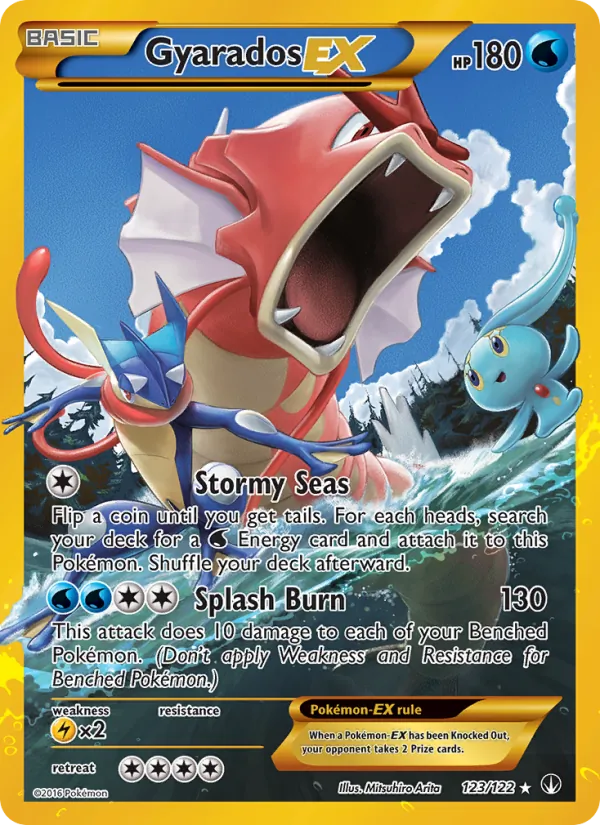 123 Gyarados EX – BREAKpoint
