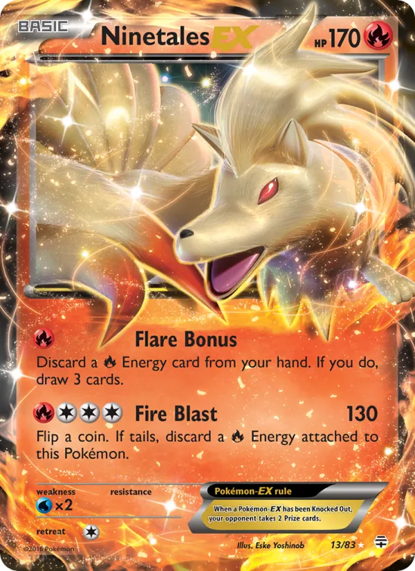13 Ninetales EX – Generations