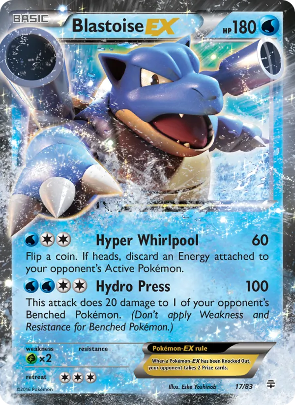 17 Blastoise EX – Generations