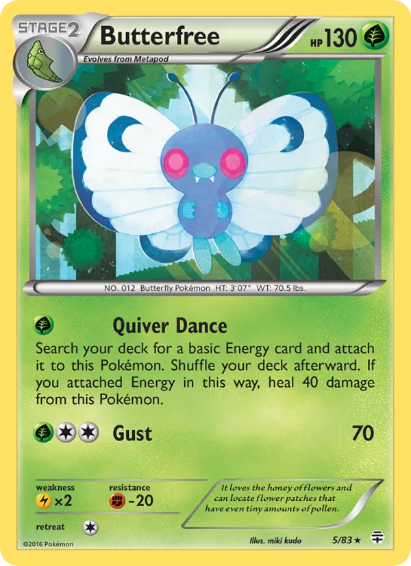5 Butterfree – Generations