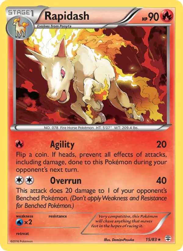 15-RH Rapidash – Generations