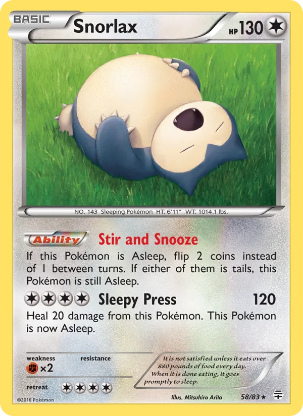 58-RH Snorlax – Generations