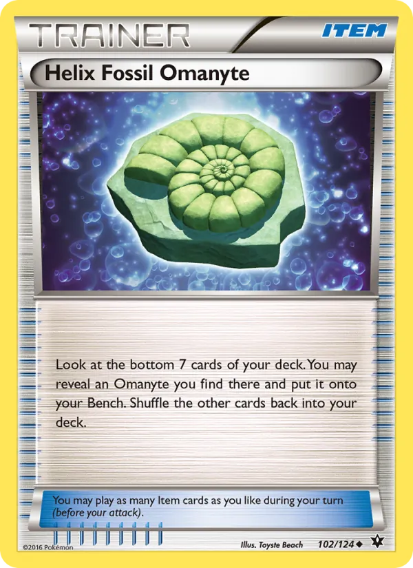 102 Helix Fossil Omanyte – Fates Collide