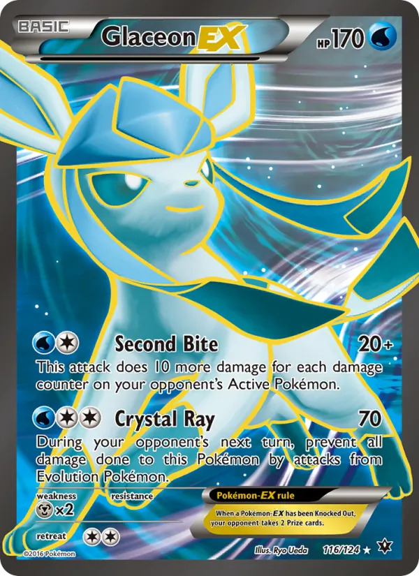 116 Glaceon EX – Fates Collide