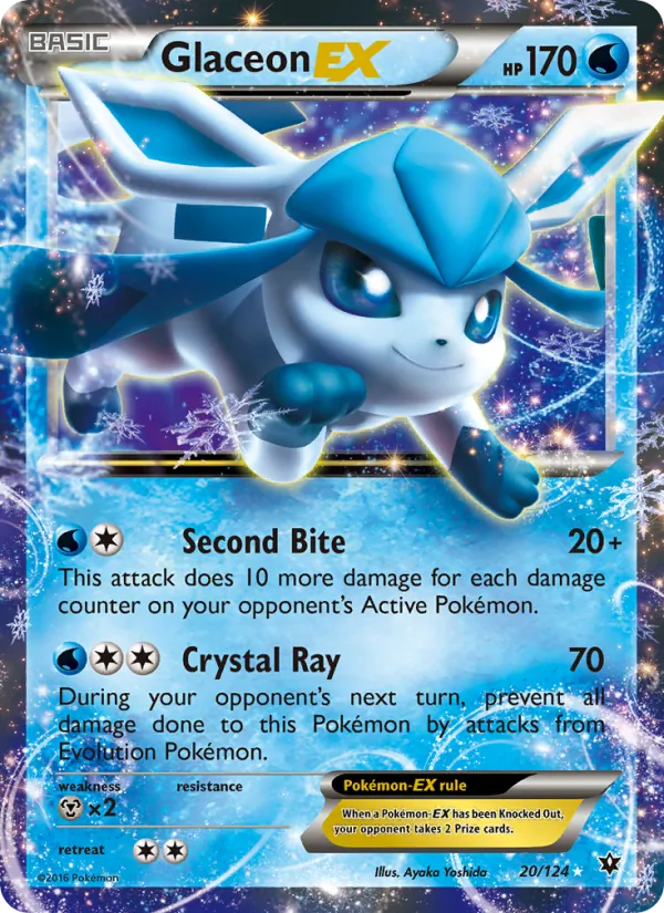 20 Glaceon EX – Fates Collide