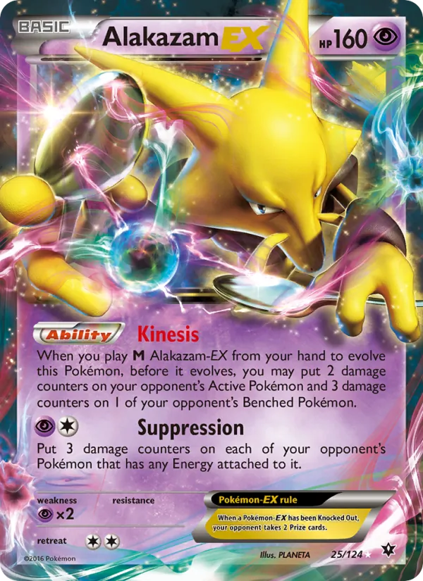 25 Alakazam EX – Fates Collide