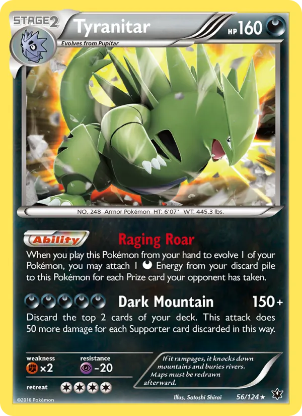 56 Tyranitar – Fates Collide