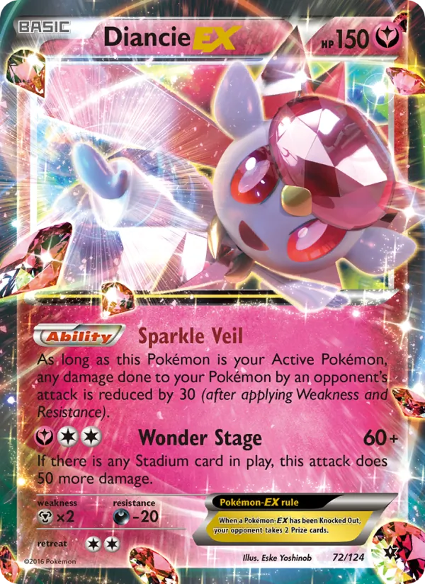 72 Diancie EX – Fates Collide