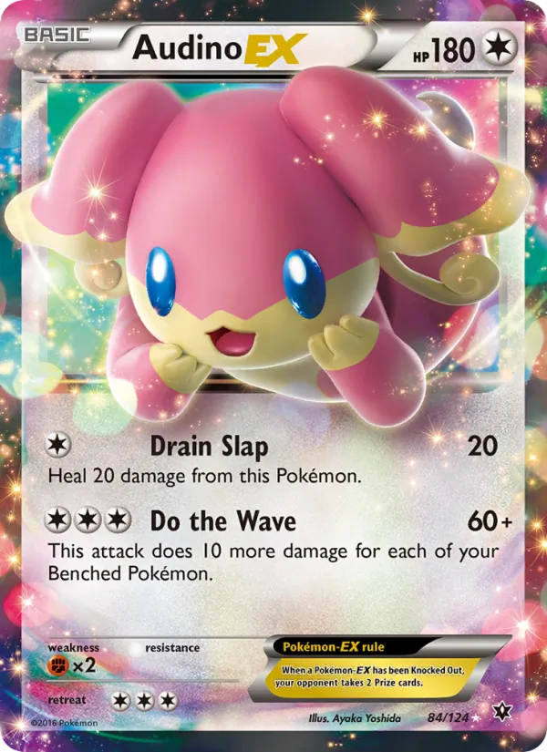 84 Audino EX – Fates Collide