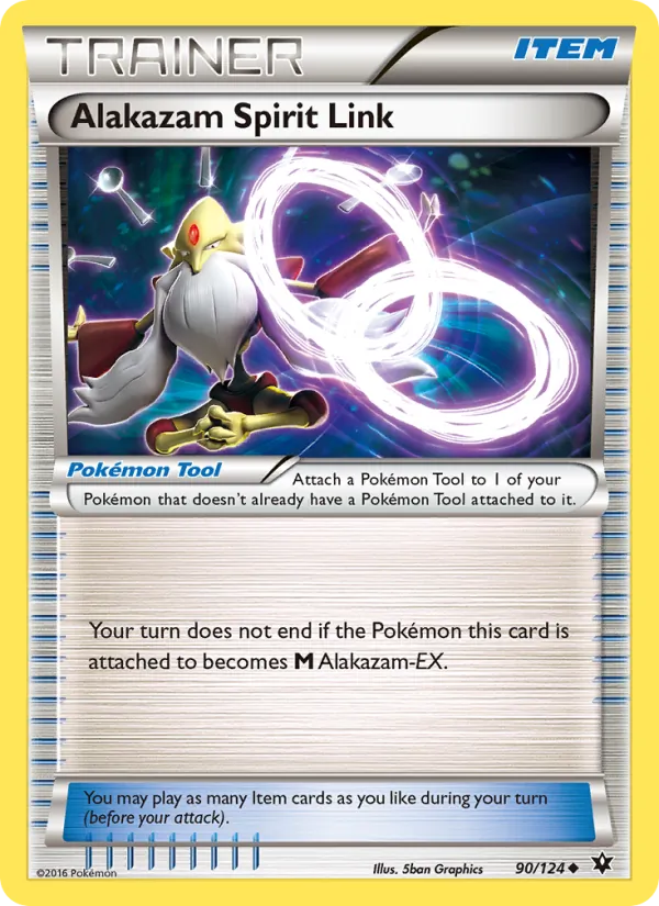 90 Alakazam Spirit Link – Fates Collide