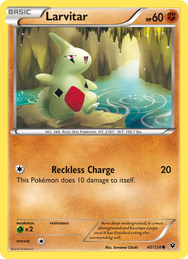 40-RH Larvitar – Fates Collide