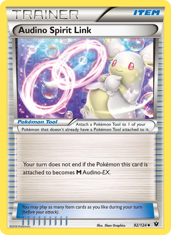 92-RH Audino Spirit Link – Fates Collide