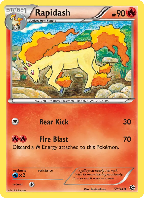 17 Rapidash – Steam Siege