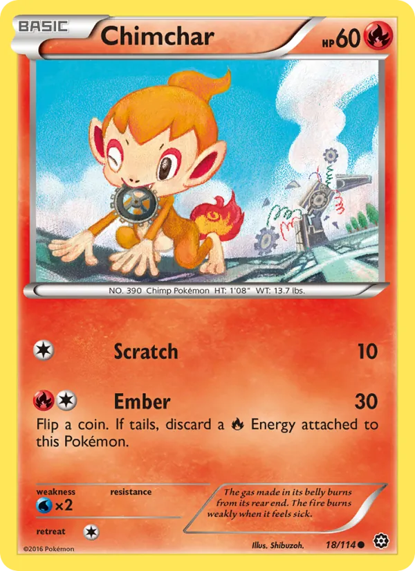 18 Chimchar – Steam Siege