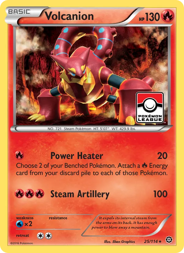 25 Volcanion – Steam Siege