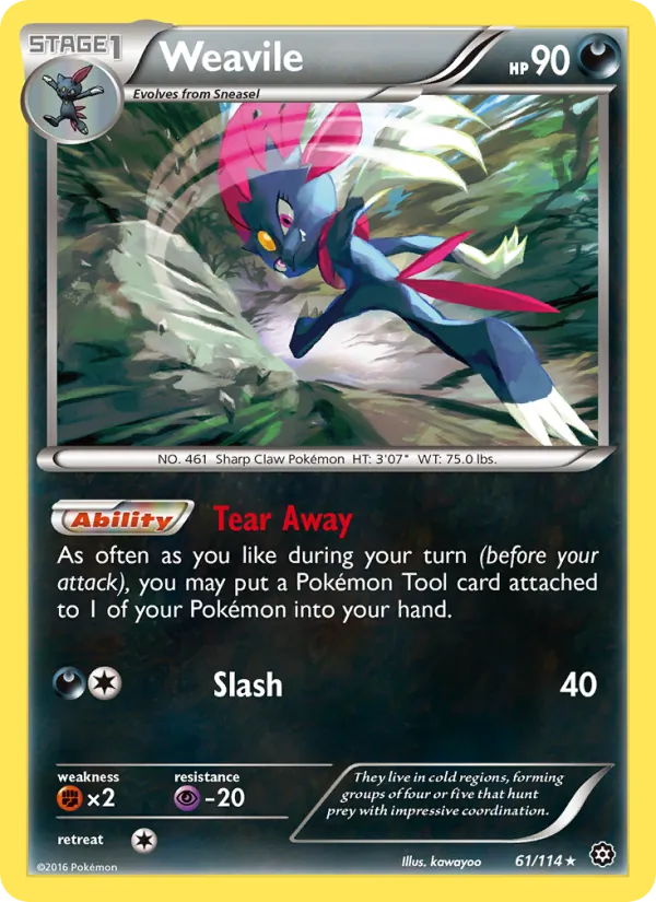 61 Weavile – Steam Siege