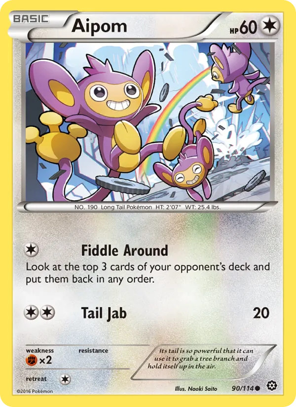 90 Aipom – Steam Siege