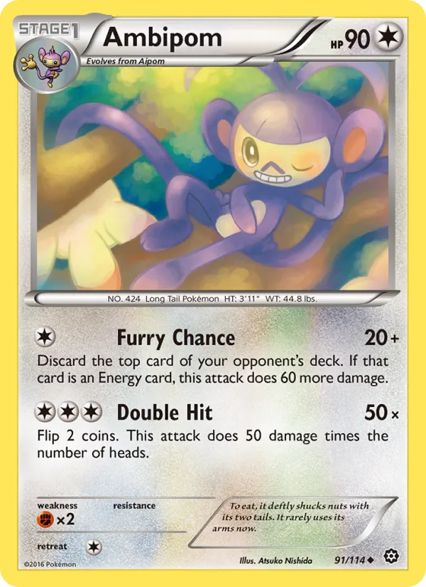 91 Ambipom – Steam Siege