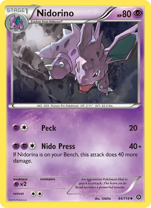 44-RH Nidorino – Steam Siege