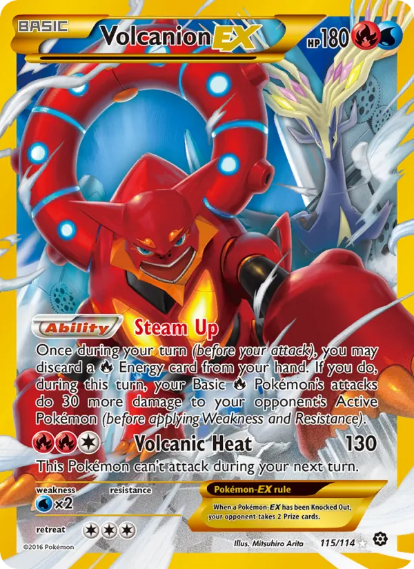 115 Volcanion EX – Steam Siege