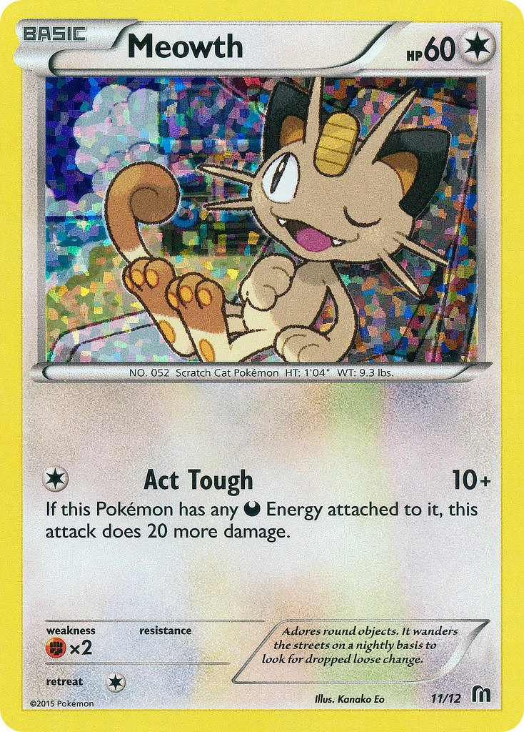 11 Meowth – McDonald's Collection 2016