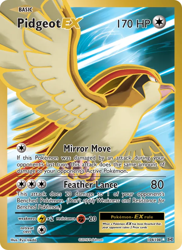 104 Pidgeot EX – Evolutions
