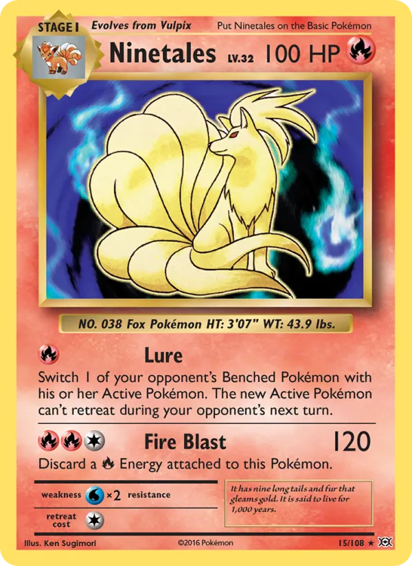 15 Ninetales – Evolutions