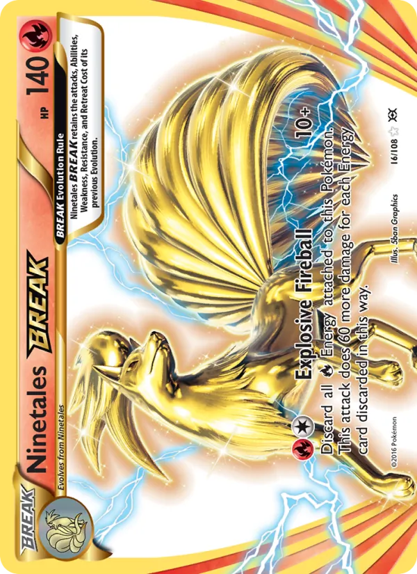 16 Ninetales BREAK – Evolutions