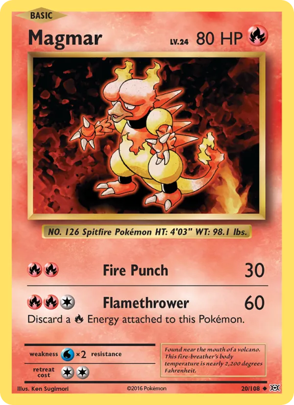 20 Magmar – Evolutions