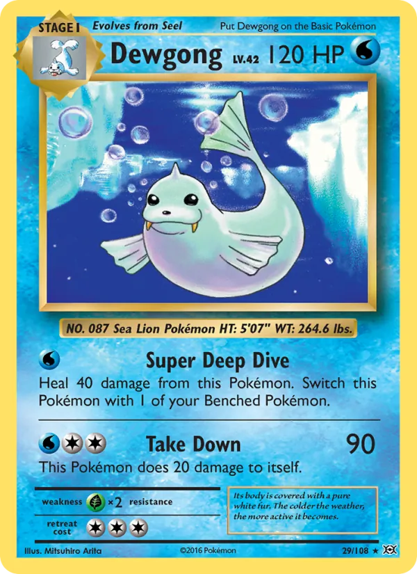 29 Dewgong – Evolutions