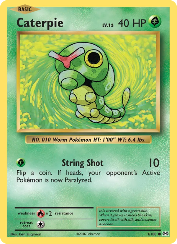 3 Caterpie – Evolutions