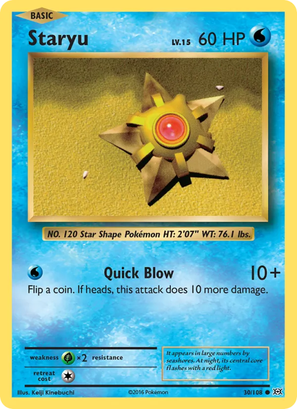 30 Staryu – Evolutions