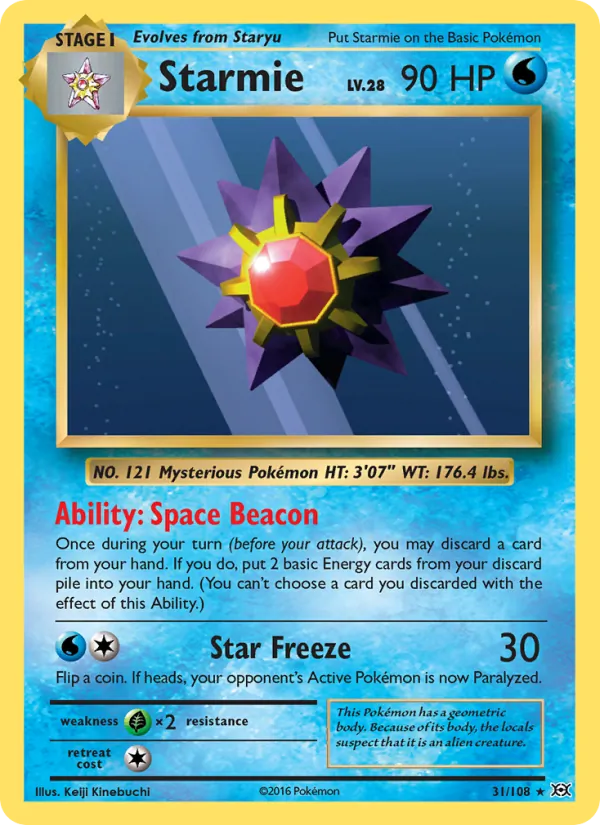 31 Starmie – Evolutions