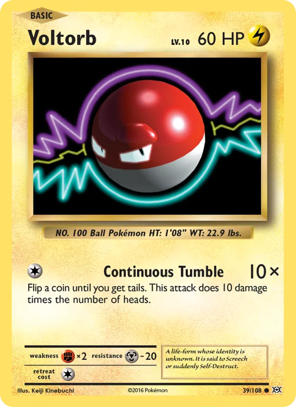 39 Voltorb – Evolutions