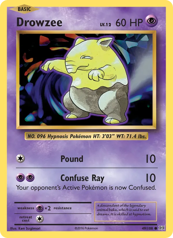 49 Drowzee – Evolutions