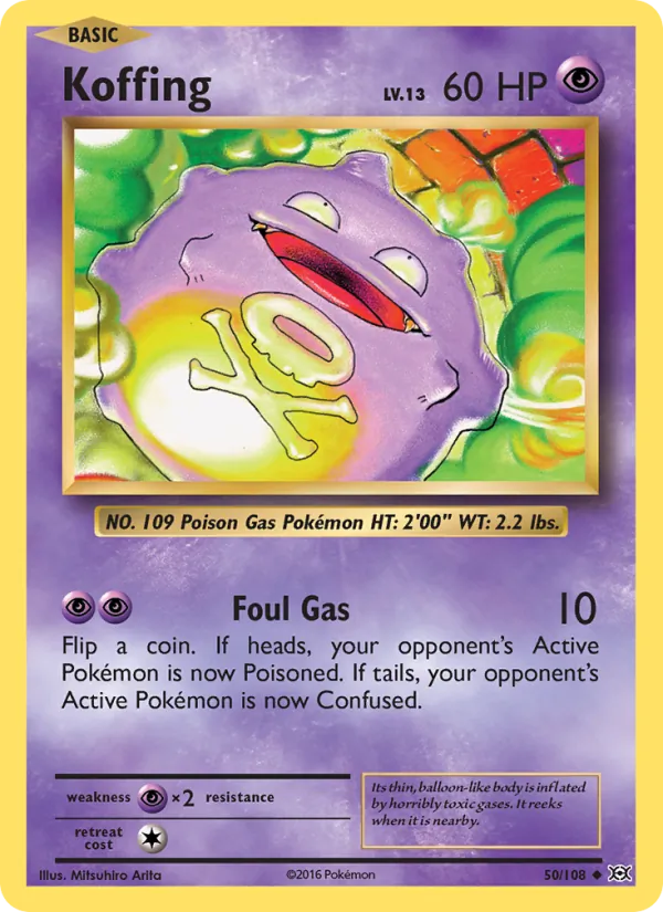 50 Koffing – Evolutions