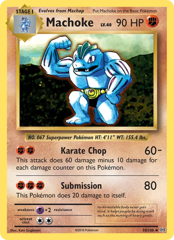 58 Machoke – Evolutions