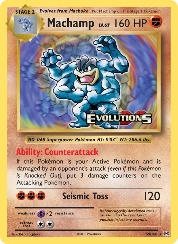 59 Machamp – Evolutions