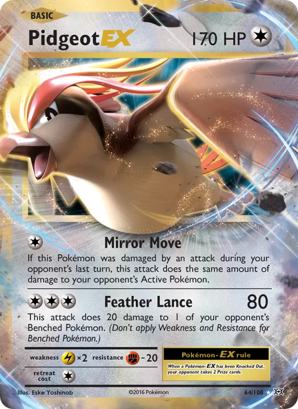64 Pidgeot EX – Evolutions