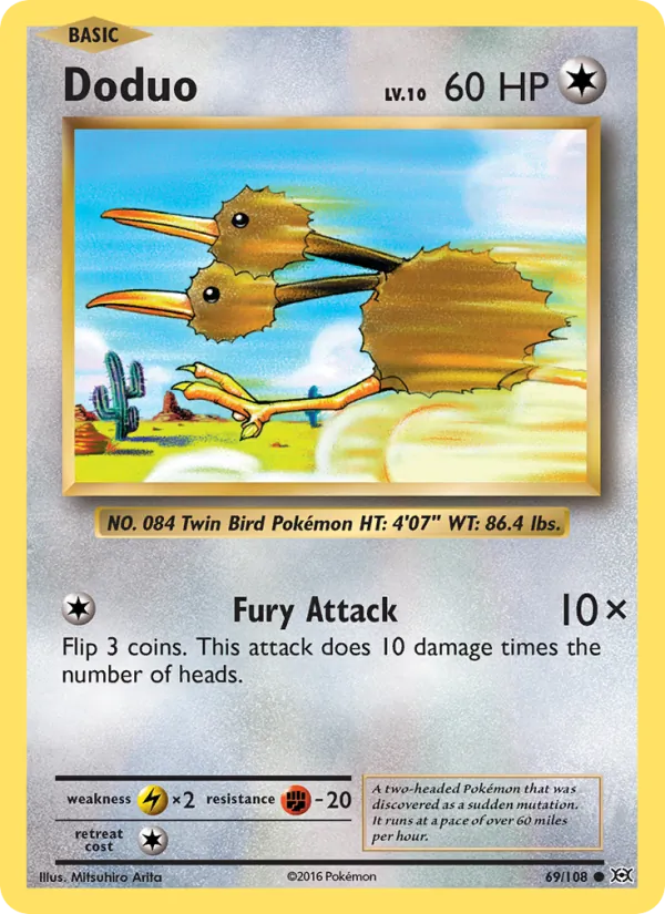 69 Doduo – Evolutions