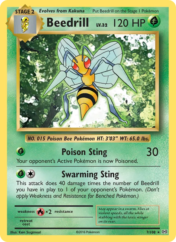 7 Beedrill – Evolutions