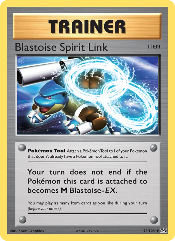 73 Blastoise Spirit Link – Evolutions