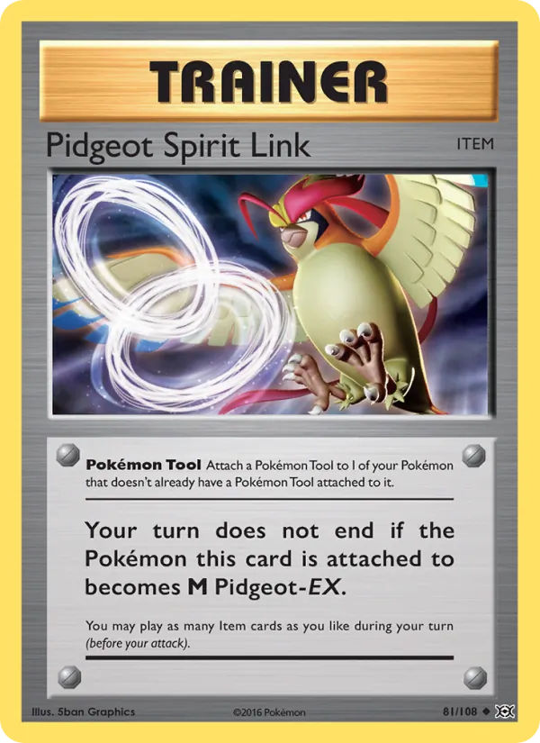 81 Pidgeot Spirit Link – Evolutions
