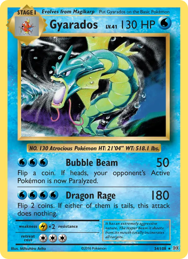 34-RH Gyarados – Evolutions
